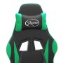 Silla gaming cuero sintético negro y verde en Sillas gaming | Comprar online en Foru.es