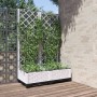 Jardinera con enrejado PP blanco 80x40x121,5 cm en Macetas y jardineras | Comprar online en Foru.es