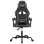 Silla gaming cuero sintético negro y gris en Sillas gaming | Comprar online en Foru.es