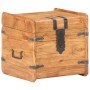 Baúl de madera maciza de acacia 40x40x40 cm de vidaXL, Baúles de almacenamiento - Ref: Foro24-289647, Precio: 143,26 €, Descu...