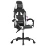 Silla gaming cuero sintético negro y blanco en Sillas gaming | Comprar online en Foru.es