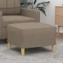 Reposapiés de tela gris taupe 60x50x41 cm de vidaXL, Otomanas - Ref: Foro24-349270, Precio: 54,57 €, Descuento: %