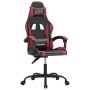 Silla gaming cuero sintético negro y rojo vino tinto en Sillas gaming | Comprar online en Foru.es