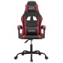 Silla gaming cuero sintético negro y rojo vino tinto en Sillas gaming | Comprar online en Foru.es