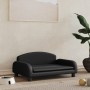 Cama para perros de cuero sintético negra 70x45x30 cm de vidaXL, Camas para perros - Ref: Foro24-171965, Precio: 78,54 €, Des...