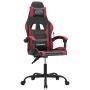 Silla gaming cuero sintético negro y rojo vino tinto en Sillas gaming | Comprar online en Foru.es