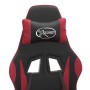 Silla gaming cuero sintético negro y rojo vino tinto en Sillas gaming | Comprar online en Foru.es