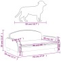 Cama para perros de cuero sintético negra 70x45x30 cm de vidaXL, Camas para perros - Ref: Foro24-171965, Precio: 78,54 €, Des...