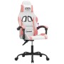 Silla gaming cuero sintético blanco y rosa en Sillas gaming | Comprar online en Foru.es