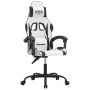 Silla gaming cuero sintético blanco y negro en Sillas gaming | Comprar online en Foru.es