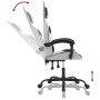 Silla gaming cuero sintético blanco y negro en Sillas gaming | Comprar online en Foru.es