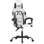 Silla gaming cuero sintético blanco y negro en Sillas gaming | Comprar online en Foru.es