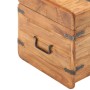 Baúl de madera maciza de acacia 40x40x40 cm de vidaXL, Baúles de almacenamiento - Ref: Foro24-289647, Precio: 143,26 €, Descu...