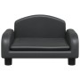 Cama para perros de cuero sintético negra 50x40x30 cm de vidaXL, Camas para perros - Ref: Foro24-171976, Precio: 58,18 €, Des...