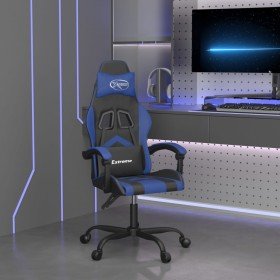 Silla gaming cuero sintético negro y azul en Sillas gaming | Comprar online en Foru.es
