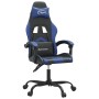 Silla gaming cuero sintético negro y azul en Sillas gaming | Comprar online en Foru.es