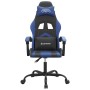 Silla gaming cuero sintético negro y azul en Sillas gaming | Comprar online en Foru.es