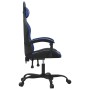 Silla gaming cuero sintético negro y azul en Sillas gaming | Comprar online en Foru.es