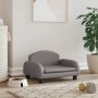 Cama para perros de cuero sintético gris 50x40x30 cm de vidaXL, Camas para perros - Ref: Foro24-171979, Precio: 66,72 €, Desc...