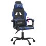 Silla gaming cuero sintético negro y azul en Sillas gaming | Comprar online en Foru.es
