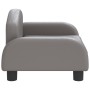 Cama para perros de cuero sintético gris 50x40x30 cm de vidaXL, Camas para perros - Ref: Foro24-171979, Precio: 66,72 €, Desc...
