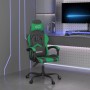 Silla gaming cuero sintético negro y verde en Sillas gaming | Comprar online en Foru.es