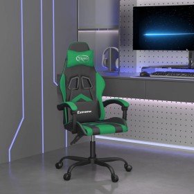 Silla gaming cuero sintético negro y verde en Sillas gaming | Comprar online en Foru.es