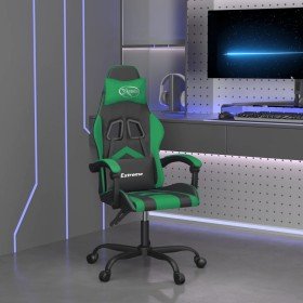 Silla gaming cuero sintético negro y verde en Sillas gaming | Comprar online en Foru.es
