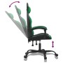 Silla gaming cuero sintético negro y verde en Sillas gaming | Comprar online en Foru.es