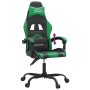 Silla gaming cuero sintético negro y verde en Sillas gaming | Comprar online en Foru.es