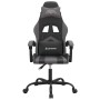 Silla gaming cuero sintético negro y gris en Sillas gaming | Comprar online en Foru.es