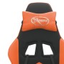 Silla gaming cuero sintético negro y naranja en Sillas gaming | Comprar online en Foru.es