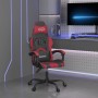 Silla gaming cuero sintético negro y rojo vino tinto en Sillas gaming | Comprar online en Foru.es