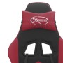 Silla gaming cuero sintético negro y rojo vino tinto en Sillas gaming | Comprar online en Foru.es