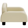 Cama para perros de cuero sintético crema 50x40x30 cm de vidaXL, Camas para perros - Ref: Foro24-171977, Precio: 65,63 €, Des...