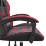 Silla gaming cuero sintético negro y rojo vino tinto en Sillas gaming | Comprar online en Foru.es
