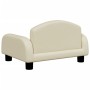 Cama para perros de cuero sintético crema 50x40x30 cm de vidaXL, Camas para perros - Ref: Foro24-171977, Precio: 65,63 €, Des...