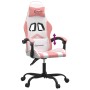 Silla gaming cuero sintético blanco y rosa en Sillas gaming | Comprar online en Foru.es