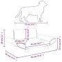 Cama para perros de cuero sintético negra 70x45x28 cm de vidaXL, Camas para perros - Ref: Foro24-172001, Precio: 69,50 €, Des...