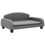 Cama para perros de cuero sintético gris 70x45x30 cm de vidaXL, Camas para perros - Ref: Foro24-171968, Precio: 78,84 €, Desc...