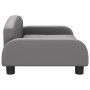 Cama para perros de cuero sintético gris 70x45x30 cm de vidaXL, Camas para perros - Ref: Foro24-171968, Precio: 78,84 €, Desc...