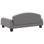 Cama para perros de cuero sintético gris 70x45x30 cm de vidaXL, Camas para perros - Ref: Foro24-171968, Precio: 78,84 €, Desc...