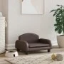 Cama para perros de cuero sintético marrón 50x40x30 cm de vidaXL, Camas para perros - Ref: Foro24-171978, Precio: 65,44 €, De...