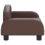 Cama para perros de cuero sintético marrón 50x40x30 cm de vidaXL, Camas para perros - Ref: Foro24-171978, Precio: 65,44 €, De...