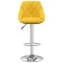 Taburete de cocina 2 unidades terciopelo amarillo mostaza de vidaXL, Taburetes de cocina - Ref: Foro24-335312, Precio: 140,52...