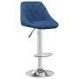 Taburete de cocina 2 unidades de terciopelo azul de vidaXL, Taburetes de cocina - Ref: Foro24-335309, Precio: 140,32 €, Descu...