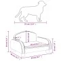 Cama para perros de cuero sintético marrón 50x40x30 cm de vidaXL, Camas para perros - Ref: Foro24-171978, Precio: 65,44 €, De...