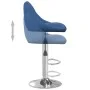 Taburete de cocina 2 unidades de terciopelo azul de vidaXL, Taburetes de cocina - Ref: Foro24-335309, Precio: 140,32 €, Descu...