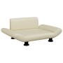 Cama para perros de cuero sintético crema 70x45x28 cm de vidaXL, Camas para perros - Ref: Foro24-172002, Precio: 70,77 €, Des...