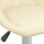 Taburetes de cocina 2 unidades cuero sintético color crema de vidaXL, Taburetes de cocina - Ref: Foro24-335183, Precio: 145,8...